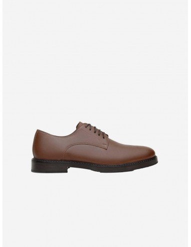 Olof Men's Vegan Leather Derby | Chestnut Brown pas cher chine