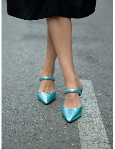 Lady Grace Vegan Heeled Pumps | Turquoise Vous souhaitez 