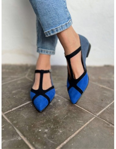 Magpie Vegan Eco Suede Pumps | Blue Paris Déstockage Promo