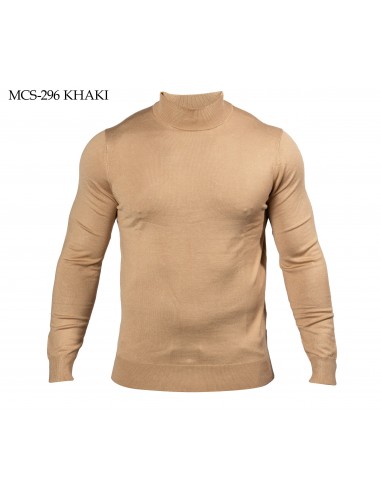 Prestige Khaki Mock Neck Elite Sweater Le MVP de beaucoup