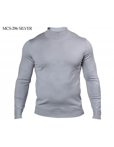 Prestige Silver Mock Neck Elite Sweater JUSQU'A -70%! 