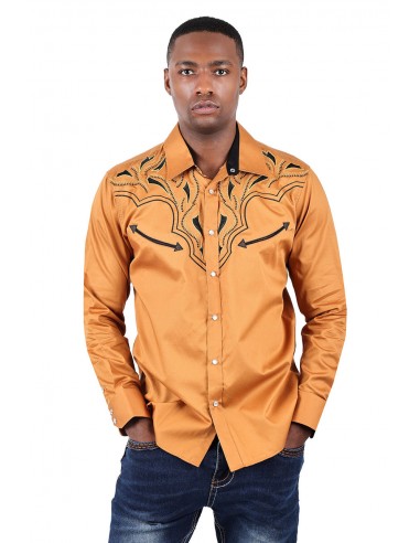 Barabas OCCIDENTAL ARROWS Tan Western Shirt pas cheres