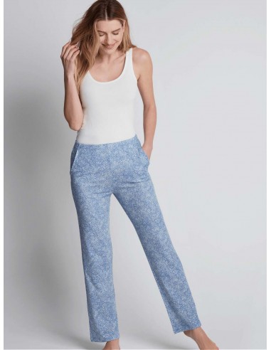 Print TENCEL™ Lyocell Pyjama Trousers | Light Blue chez Cornerstreet bien 