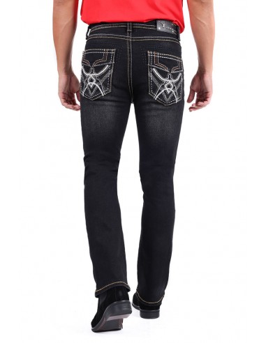 Barabas Black Cowboy Western Denim Jeans les ctes