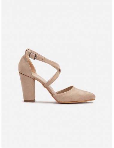 Sina Vegan Suede Wedding Heels | Beige l'évolution des habitudes 