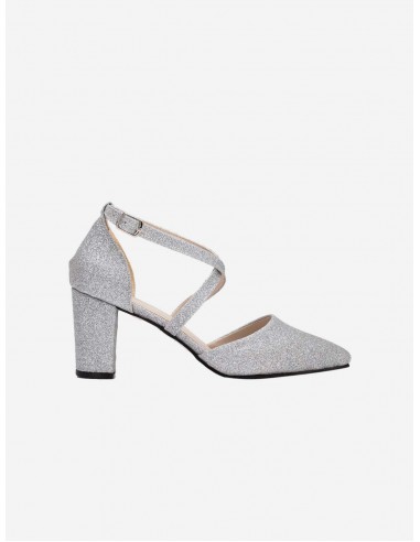 Sina Vegan Glitter Wedding Heels | Silver Les êtres humains sont 