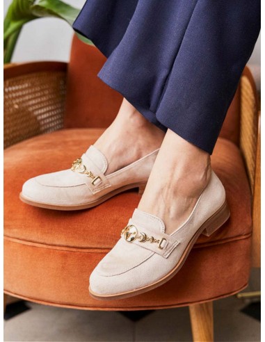 Symbol Vegan Suede Loafers | Almond les ligaments