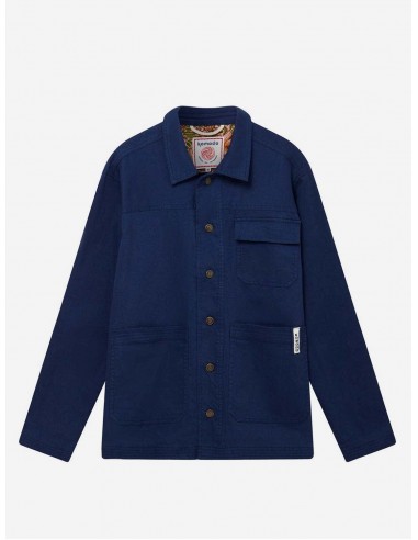 Landon Men's Organic Cotton Jacket | Navy Faites des économies