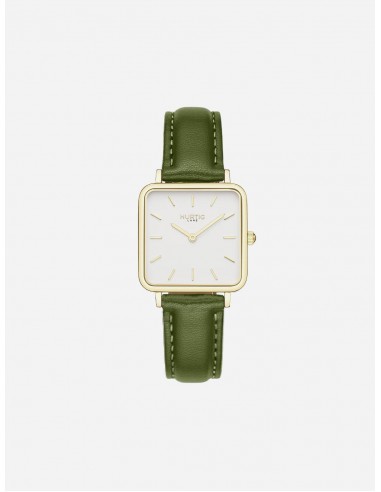 Nelio Square Women's Vegan Leather Watch | Multiple Colours Dans la société mordern