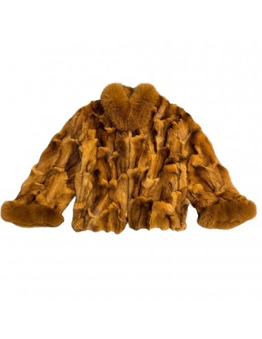 Kashani Ladies Whisky Diamond Cut Fox Fur Coat 50-70% off 