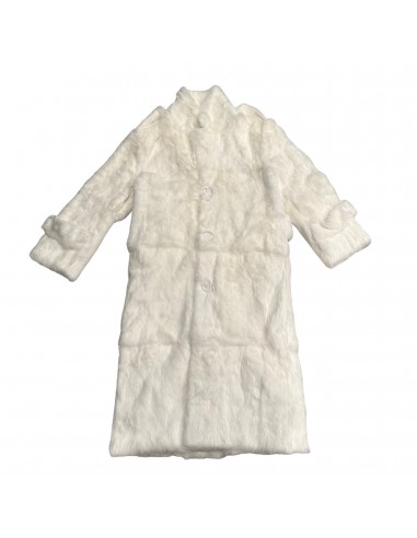 Kashani Men's Full White Rabbit 7/8 Trench Coat ouvre sa boutique