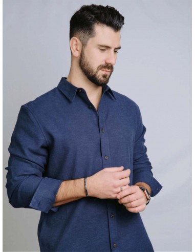 The Joseph Hemp Blend Shirt | Navy pas cher chine