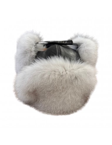 Kashani Natural Arctic Fox Fur Trapper Hat Livraison rapide