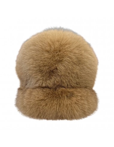 Kashani Natural Fox Fur Derby Hat plus qu'un jeu 