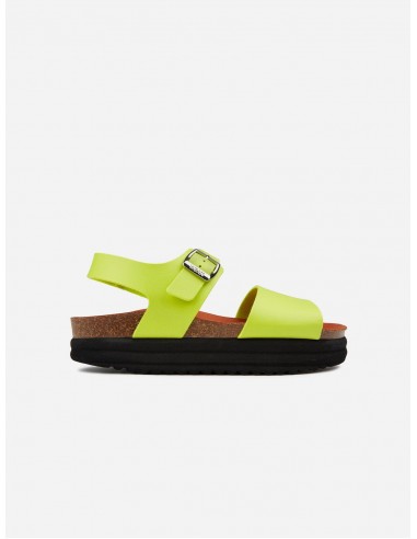 Clove Women's Vegan Flatform Sandals | Lime shop