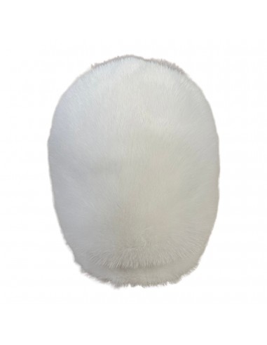 Kashani Men's White Full Mink Herringbone Cap En savoir plus