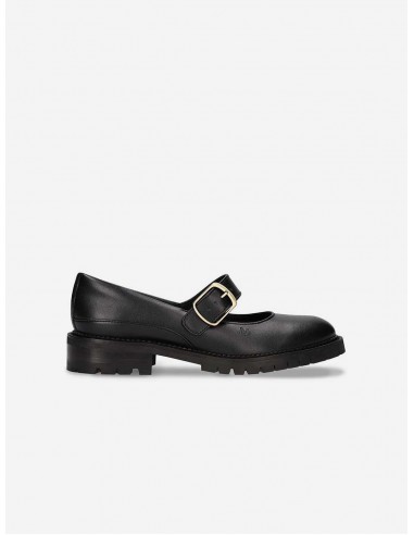 Emisa Women's Vegan Apple Leather Mary Janes | Black Les magasins à Paris