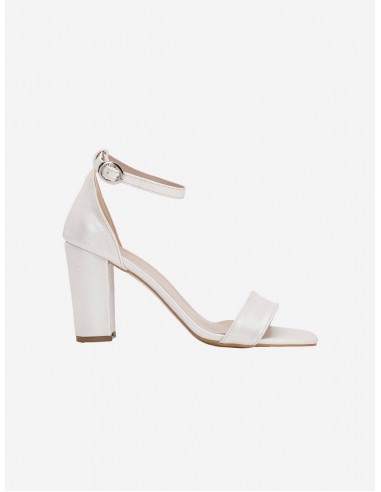 Ariadne Vegan Leather Ribbon Wedding Heels | Ivory la colonne vertébrale