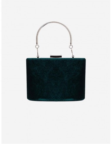 Alba Vegan Velvet Clutch | Green de France