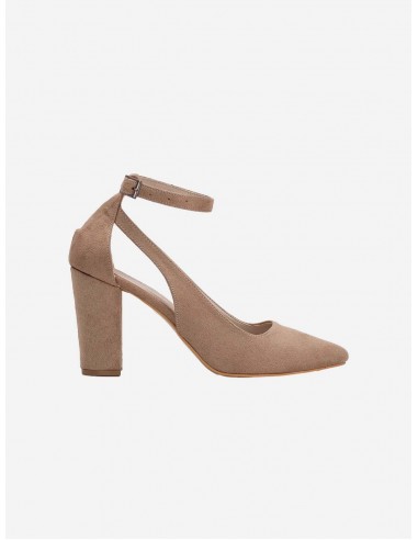 Colette Vegan Suede Block Heels | Beige prix