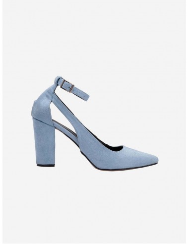 Colette Vegan Suede Block Heels | Baby Blue prix pour 