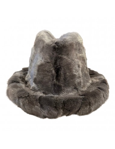 Kashani Men's Grey Full Mink Fur Top Hat Comparez plus de prix