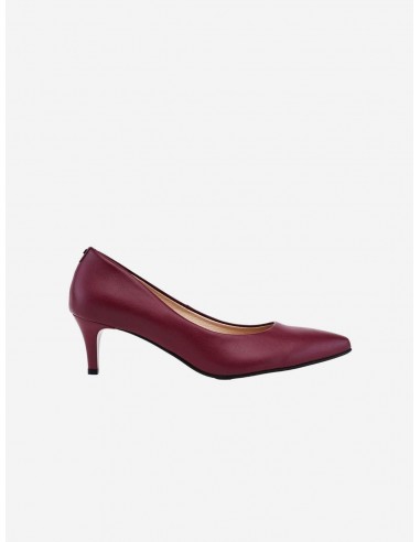 55mm Vegan Apple Leather Heels | Burgundy Bliss s'inspire de l'anatomie humaine