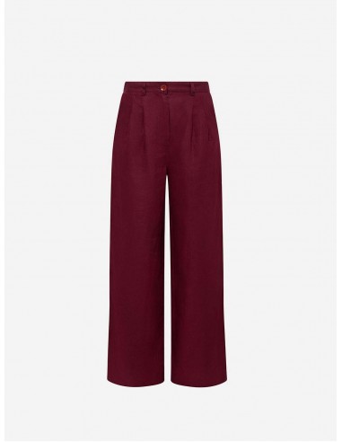 Lion Women's Linen Trousers | Berry en stock