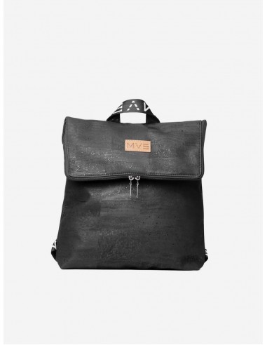 Laptop Cork Vegan Backpack | Black 2 - 3 jours ouvrés.