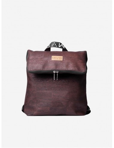 Laptop Cork Vegan Backpack | Dark Brown pas cher