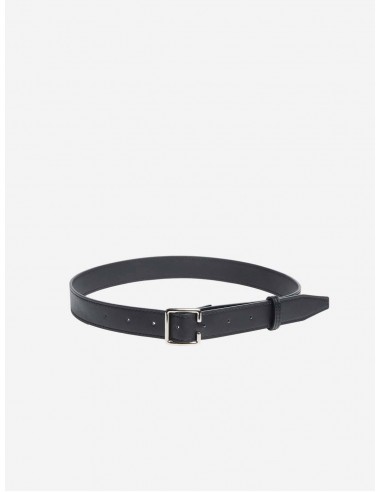 Sleek Vegan Corn Leather Belt | Black Dans la société mordern