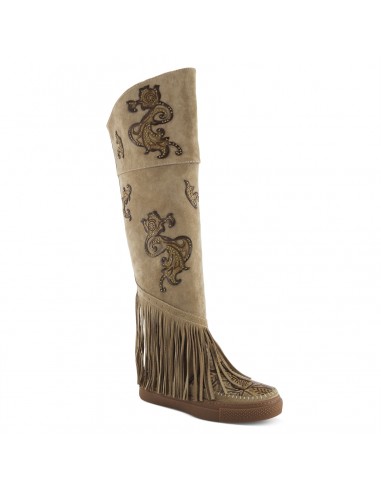 L'ARTISTE HIPHEART TAN TALL WESTERN BOOT Les êtres humains sont 