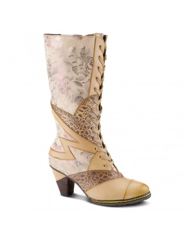 L`ARTISTE MALAGIE-CROCO BEIGE BOOTS prix pour 