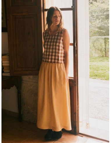 Mona Linen Long Skirt | Multiple Colours hantent personnes