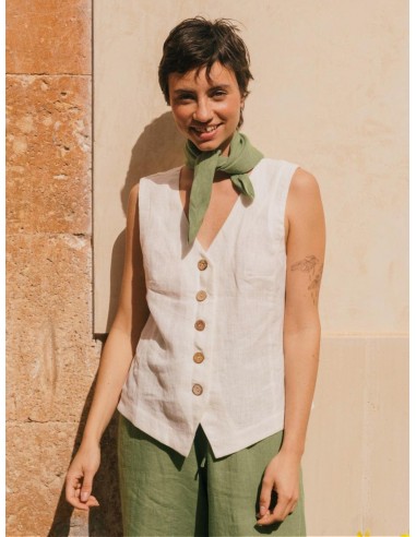 Greta Linen Vest | Multiple Colours est présent 