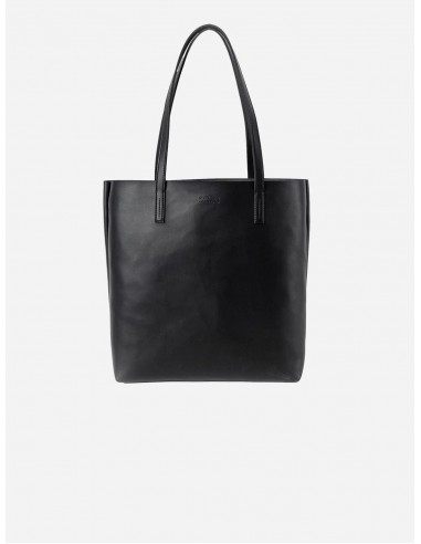 Georgia Unisex Apple Leather Tote Vegan Bag | Black Profitez des Offres !