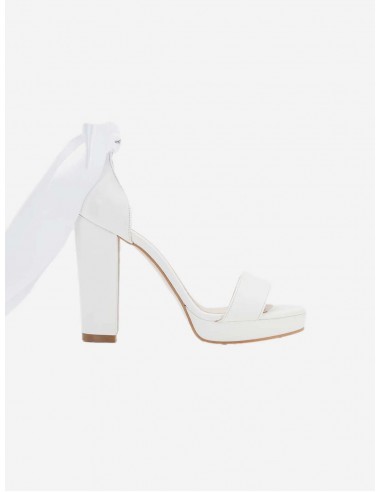 Daphne Ribbon Platform Wedding Sandals | Ivory Toutes les collections ici