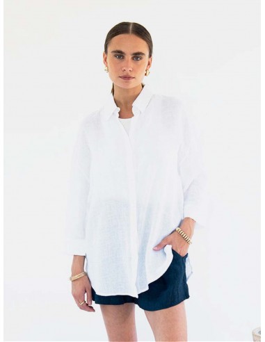 Livia Linen Boyfriend Shirt | Multiple Colours de technologie