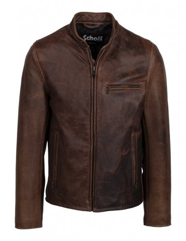 Schott Nyc Cafe Racer Jacket de technologie