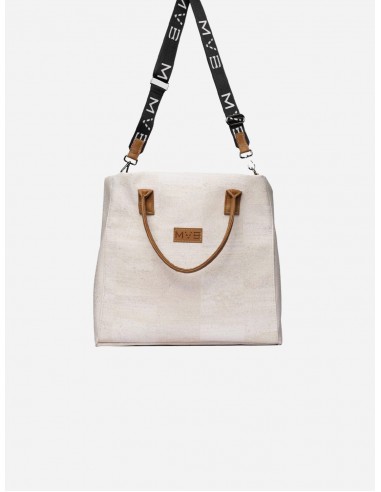 Cork Vegan Tote Bag | White Comparez plus de prix