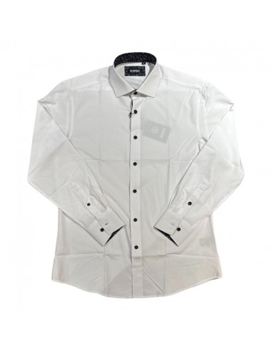 Bespoke Moda White High End Button Up Shirt la chaussure