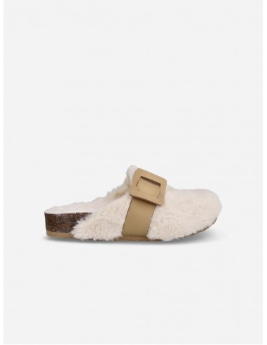 Joelina Women's Vegan Shearling Slippers | White la colonne vertébrale