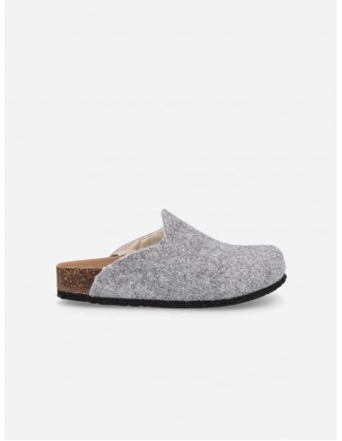 Nicola Unisex Vegan Suede Slippers | Grey Jusqu'à 80% De Réduction