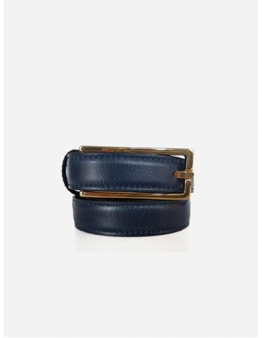 Orta Vegan Corn Leather Belt | Blue sur le site 