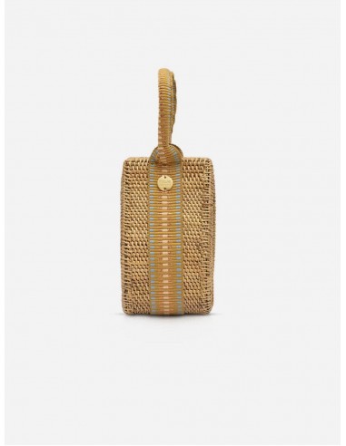 Lor Handwoven Atta Vegan Bracelet Bag | Copper Stripe Jusqu'à 80% De Réduction