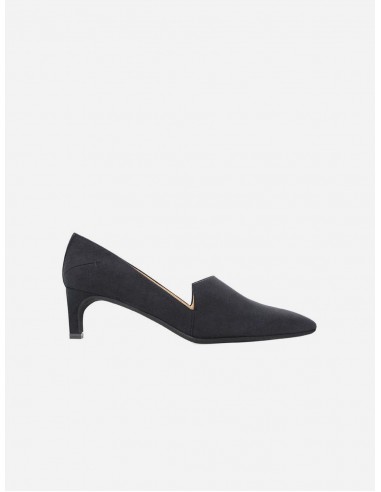 Lorena Women's Vegan Suede Heeled Pumps | Black l'évolution des habitudes 