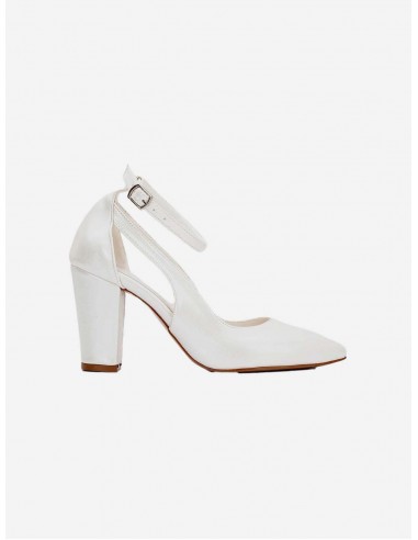 Camila Vegan Suede Wedding Heels | Ivory livraison gratuite